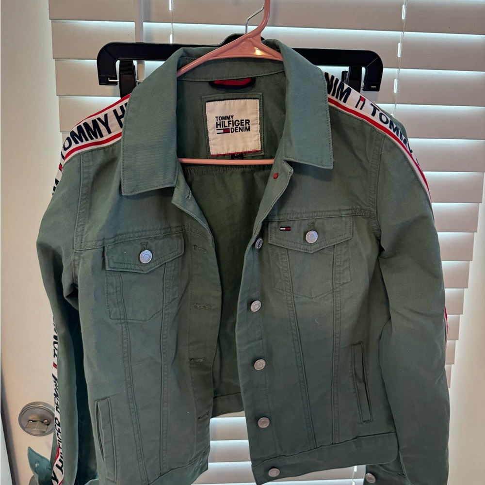 Tommy Hilfiger Green Lightweight Utility Jacket